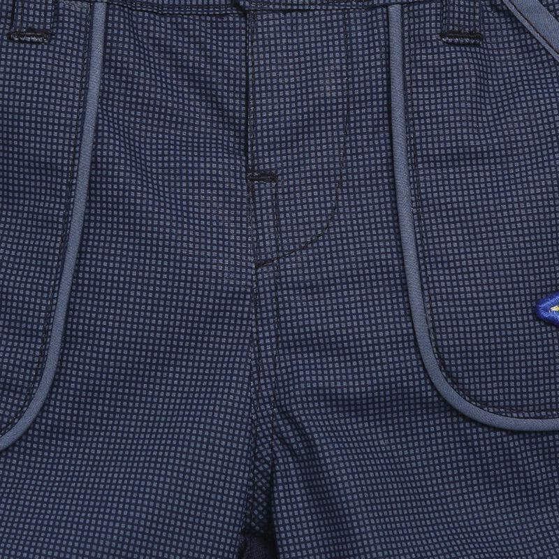 Boys Medium Blue Short Woven Trousers image number null
